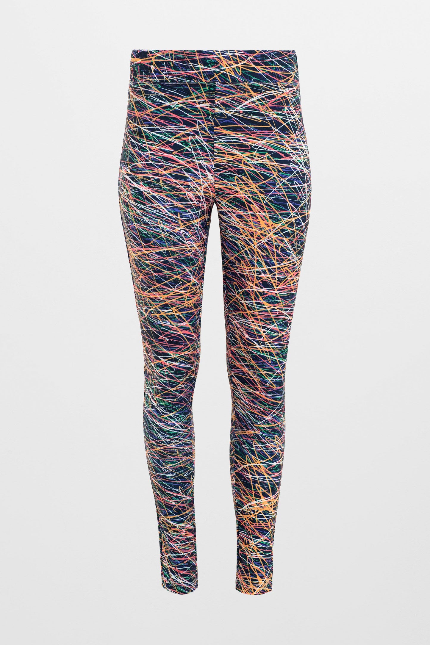 Ohut Recycled Fabric Stretch Print Legging Pant front | MAILA PRINT