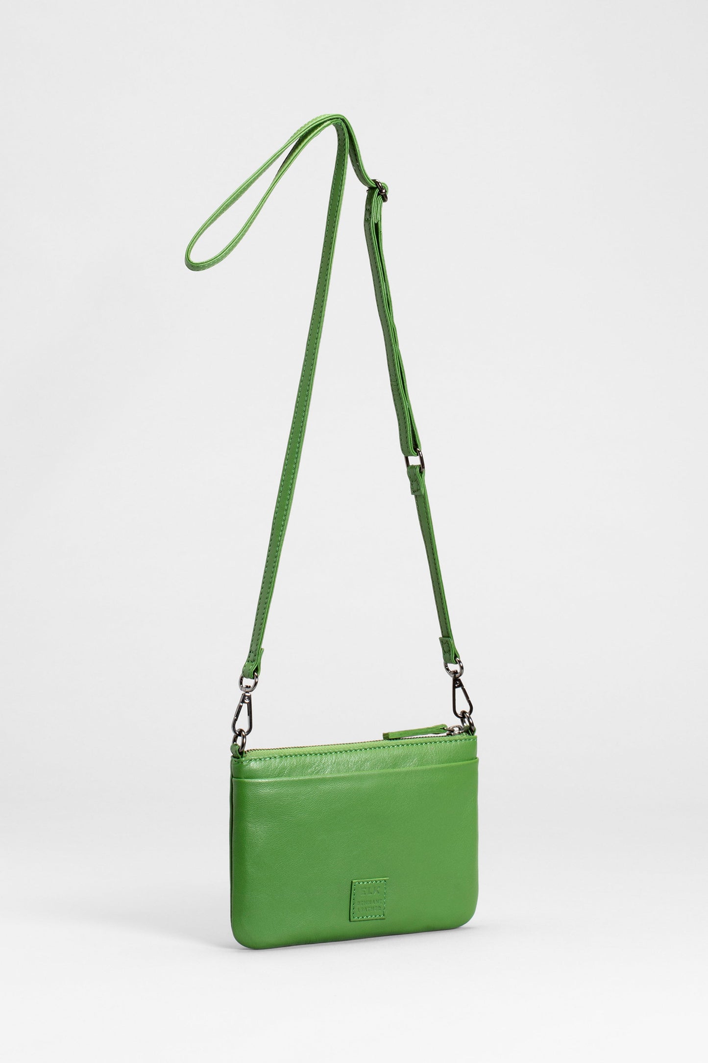 Dai remnant Leather Small Removable Strap Shoulder back Back | GRASS GREEN