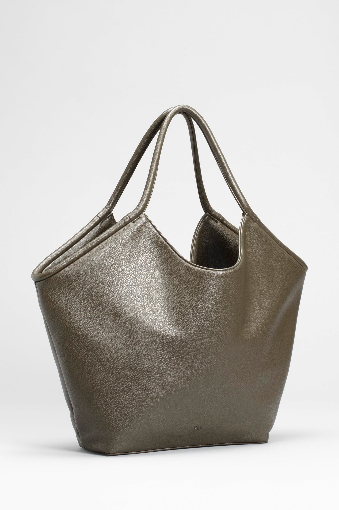 Ivet Recycled Fabric Tote Bag | OLIVE