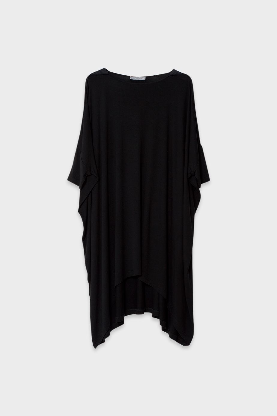 Wide Stretch Classic Jersey Dress Flatlay | Black